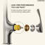 Robinet de cuisine extractible à poignée simple de style commercial-134636884