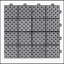 Carreaux de terrasse en plastique polyvalents pour une utilisation extérieure et intérieure avec capacité de poids élevée et fonction antidérapante-111837099
