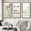 Minimalisme, jeu de tees de golf - ensemble d'art mural de golf 3 pièces-766085193-766085194