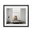 «Minimalist Lion Bathtime», reproduction encadrée sous verre, conception de Sasha-2083259237-2083259238
