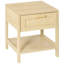 Nadine 40cm W Manufactured Wood Bedside Table
