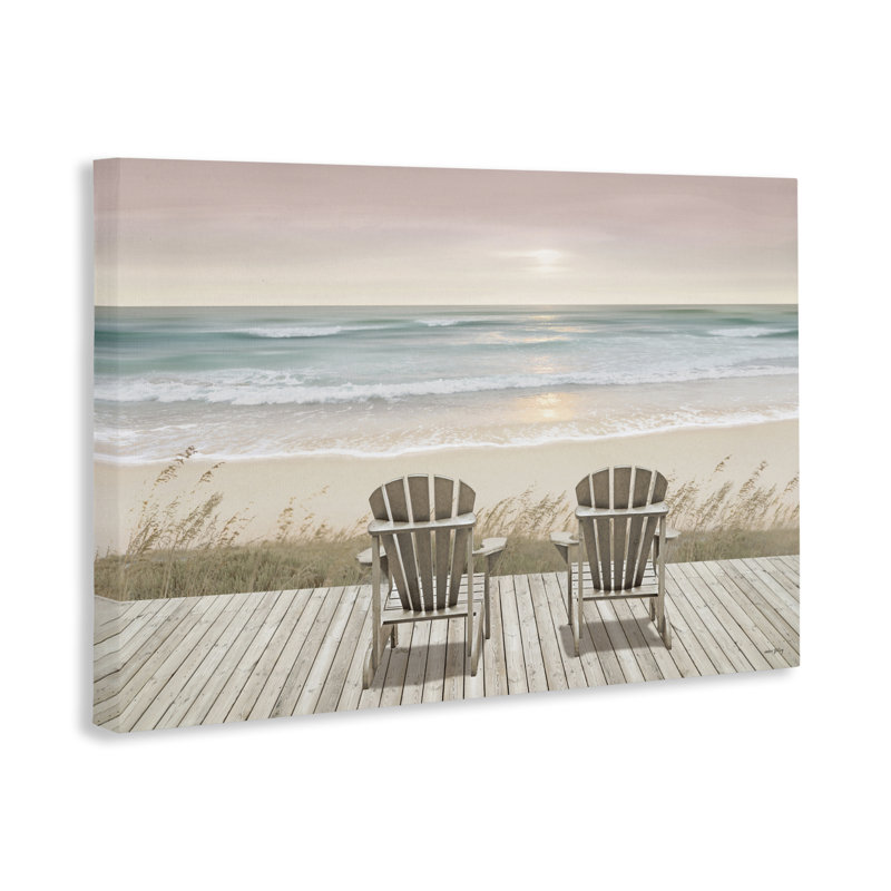 Regarder le pastel coucher de soleil sur toile, design par Amber Sterling, H 20 po x l 30 po