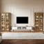 Armoire de rangement 71 "avec porte et tablettes réglables