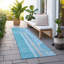 Tapis bleu sarcelle lavable à la machine intérieur / extérieur ACN532 9 pi x 12 pi-645618580