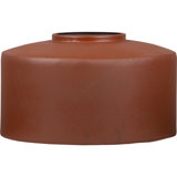 Orange Terracotta 7'' Metal Table Vase