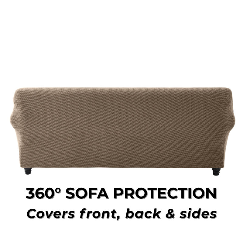 Stretch Sofa Slipcover – Elastic Fitted Spandex Couch Protector | Machine Washable, Anti-Slip, Pet & Kid Friendly | 1-4 Seater Sofa Covers