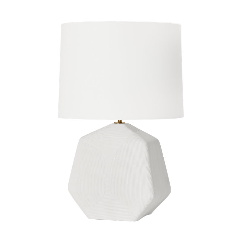 Tallulah Table Lamp, Matte White