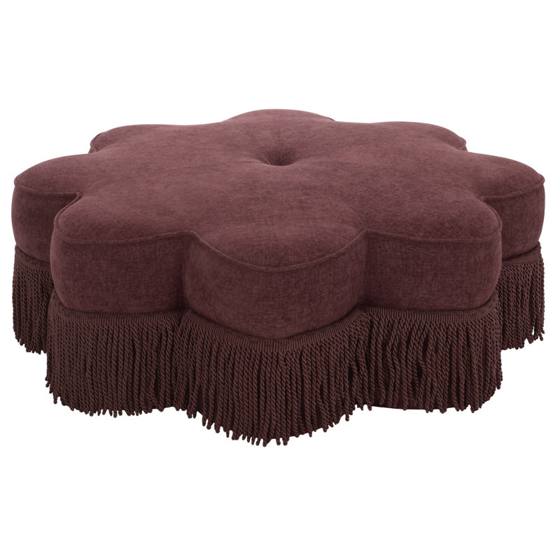 Pouf rembourré Khan, Bordeaux