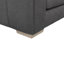 Bablu 4 Seater Faux Leather Corner Sofa -1461671285-1461671284
