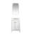 Queen 24" Sink Carrara Engineered Marble Countertop Bath Vanity with Faucet-1950847953-1950847954