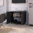 Black 2 Utility Sink and Cabinet