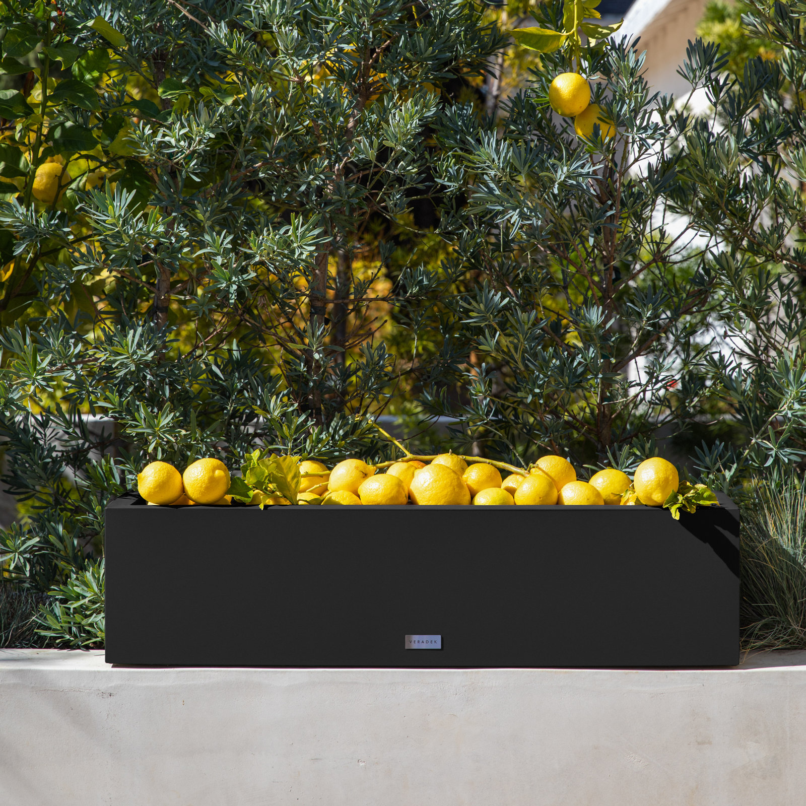 Block Series 36" Planter Box, Black