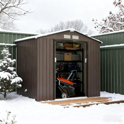 83.75" L X 51.25" W X 72.75" H Outdoor Storage Shed, Garden Tool House For Backyard Patio
