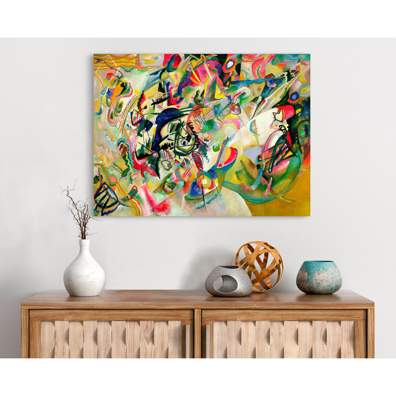 Composition No. 7 by Wassily Kandinsky - Wrapped Canvas Painting, 60cm H x 80cm W x 4cm D