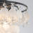 Icarus 3-Light Tiered Chandelier Shell Flush Mount Ceiling Light-1761483141