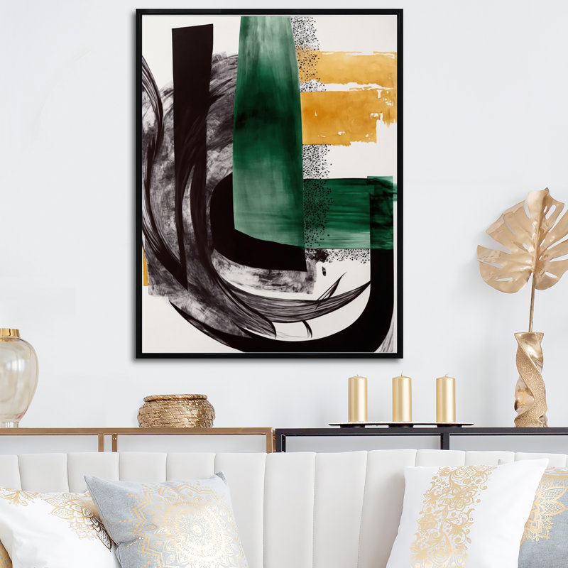 Art moderne moderne, art déco VI - impressions abstraites sur toile transitionnelle, H 32 po x l 24 po x P 1 po