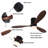 Glauk 52'' Ceiling Fan with LED Lights-1637218987