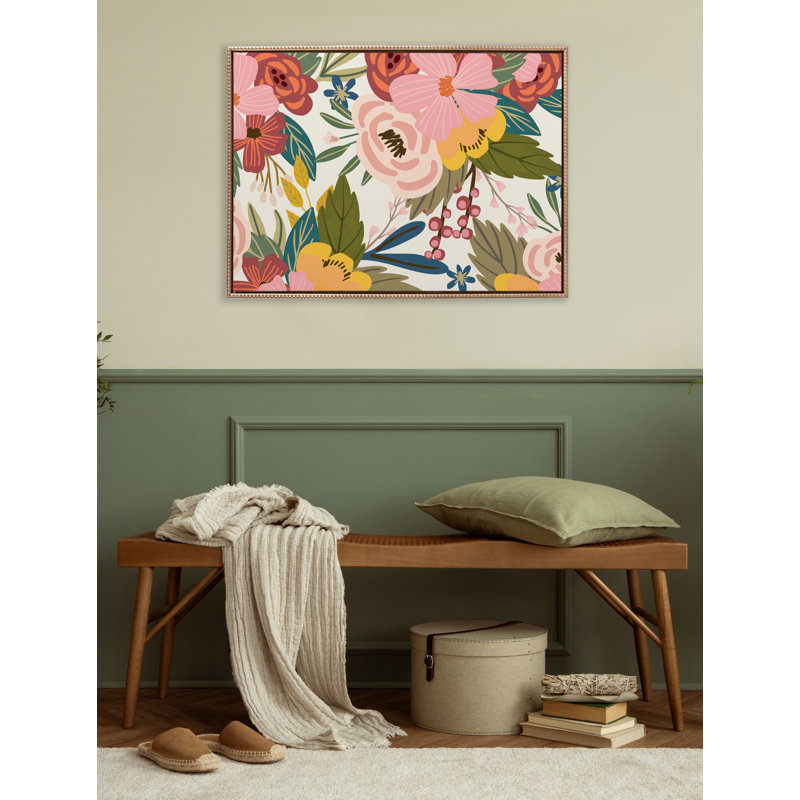 «Softly» par Mia Charro, reproduction d'art sur toile encadrée, H 38 po x l 28 po