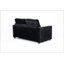 Canapé-lit convertible en tissu de velours à 3 plis, parfait pour les petits espaces et une utilisation multifonctionnelle dans les salons ou les bureaux