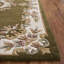 Tapis oriental olive / ivoire en laine / coton touffeté à la main Aubusson 301-108597727