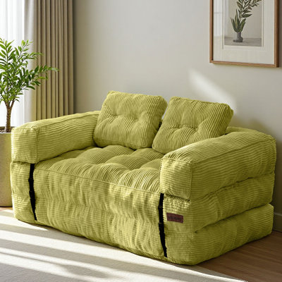 Gaint Folding Sofa Bed,U-Shaped Convertible Bean Bag Sofa Bed by Mercer41