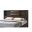 Ensemble de chambre à coucher moderne et fonctionnel avec rangement HB FB et 2 tables de chevet espresso 3 pièces-1515556428