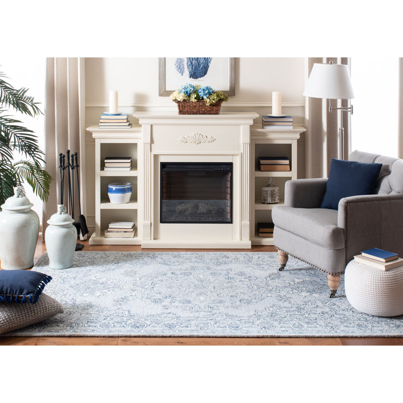 Daggett Hand Tufted Wool And Cotton With Latex Oriental Rug, Rectangle 8' x 10'