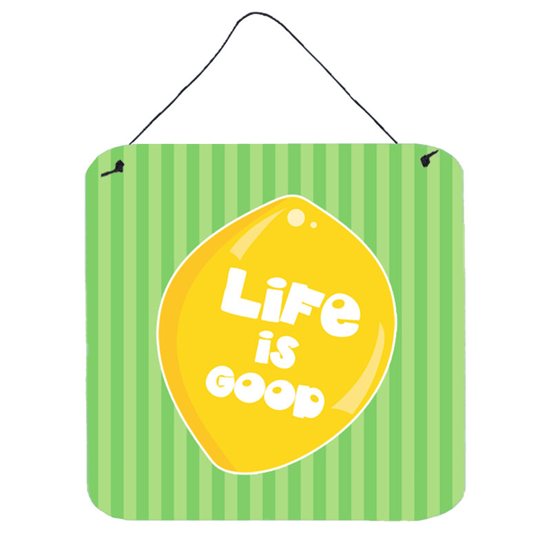 Décoration murale "citron life is good suspend"