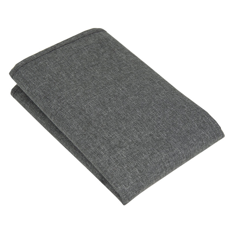 Bigso Soft Storage Bag XL | Blanket Storage Bags with Zipper, Gray