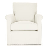 Gwynn Cotton Swivel Armchair