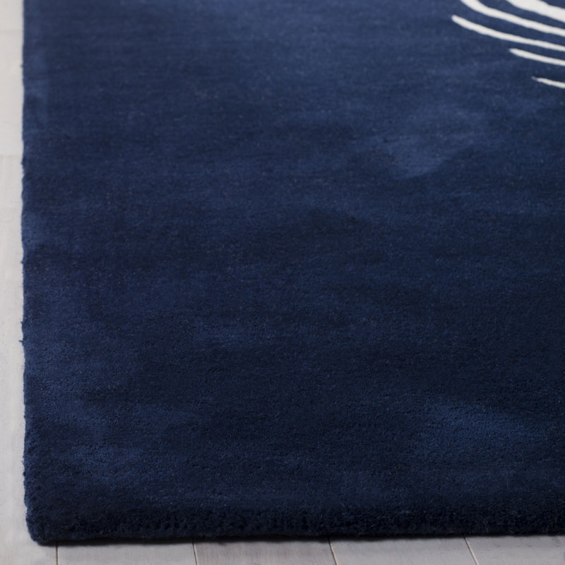 Nonia Hand Tufted Wool And Viscose Oriental Rug, Runner 2'6" x 8'