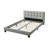 Tufted Headboard Platm Bedframe-1861561338