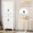 67" Tall Freestanding Kitchen Pantry Cabinet, 4-Door Storage Cabinet With Drawer And Adjustable Shelves For Dining Room