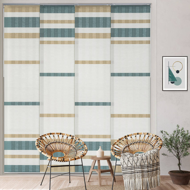 Store vertical semi-transparent Sharmaine, Avocat