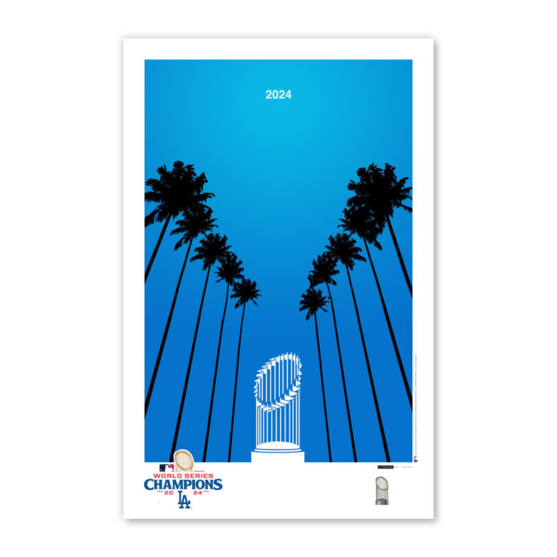 «Los Angeles Dodgers Minimalist 2024 World Series MLB Champions» par S. Preston