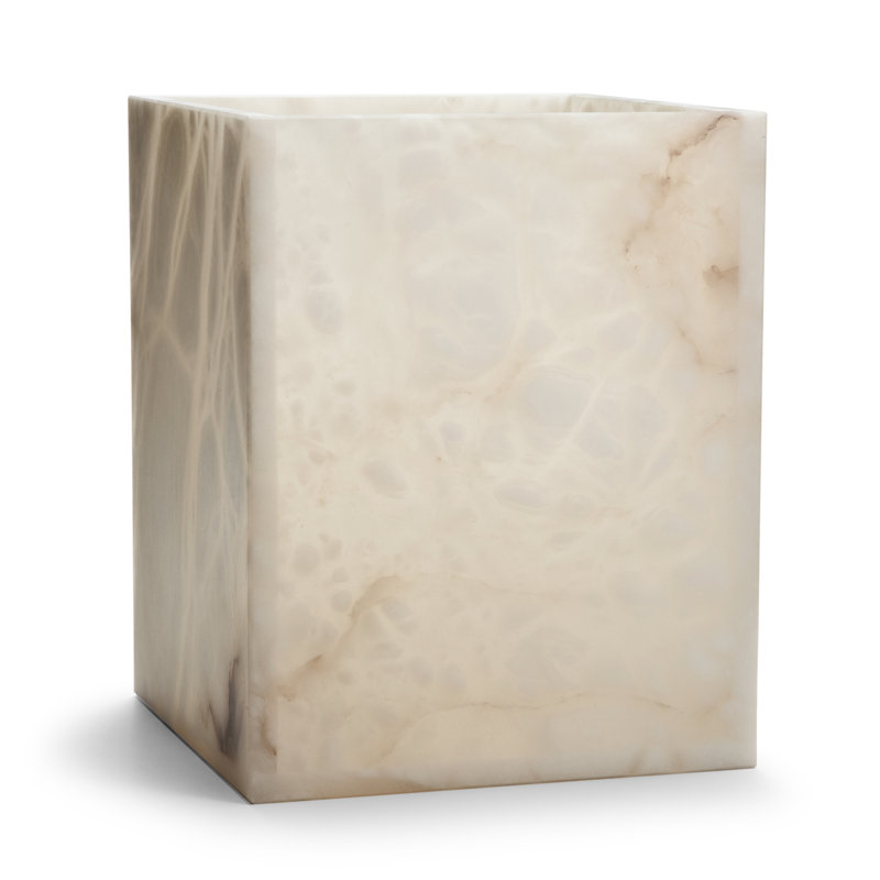 Alisa 3 Gallons Waste Bin, Cream