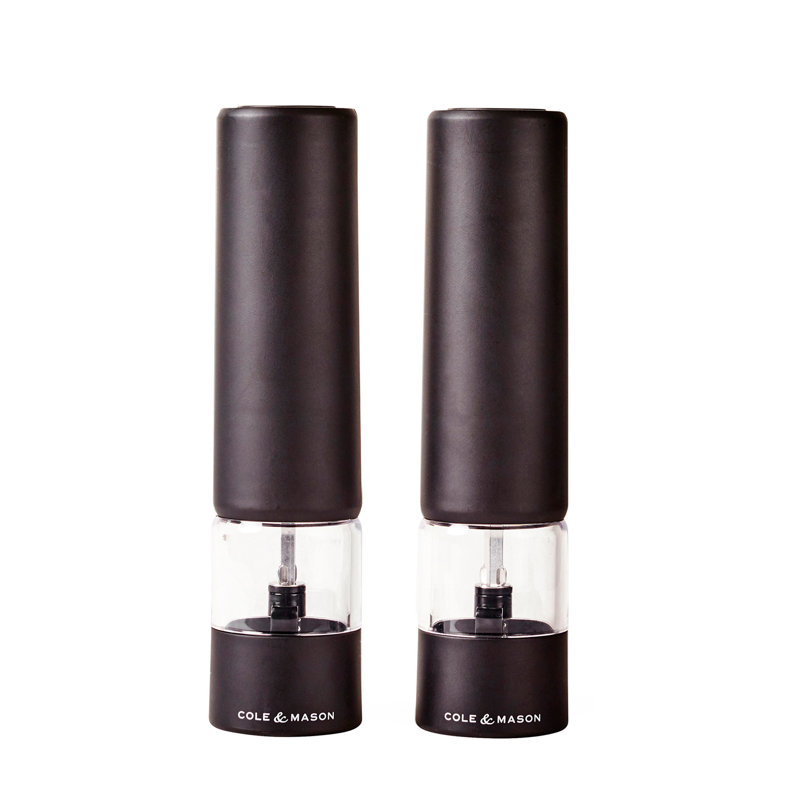 Brand Salt & Pepper Shaker, Black