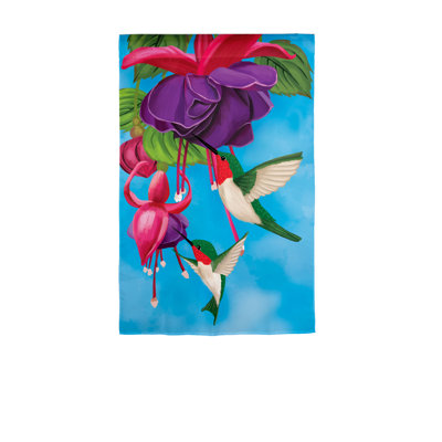 Drapeau maison de colibris