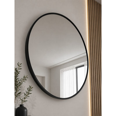 Aluminium Round Wall Mirror