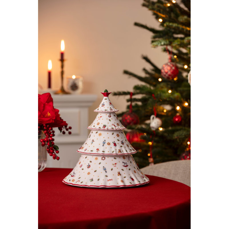 Boîte à biscuits Villeroy & Boch Toy's Delight de Noël, en forme de sapin