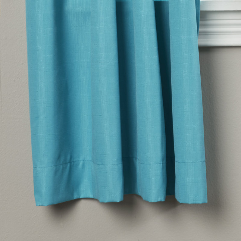 Kendall Blackout Curtain Single Panel, Ivory, 42" W x 63" L