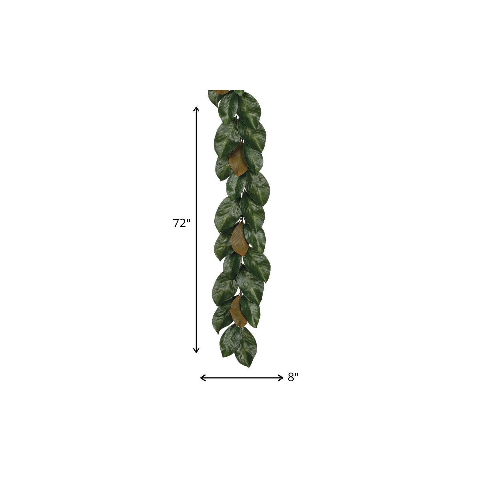 Hypes 72'' in. Faux Magnolia Garland