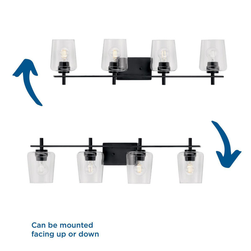 4 - Light Dimmable Vanity Light