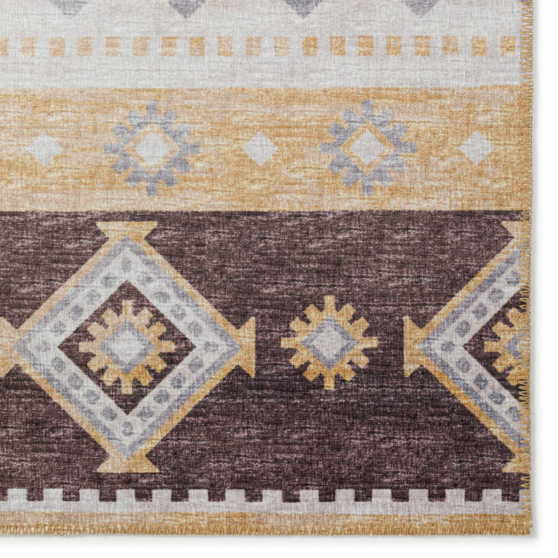 Anazagene Chenille Washable Indoor/Outdoor Rug, Rectangle 3' x 5'