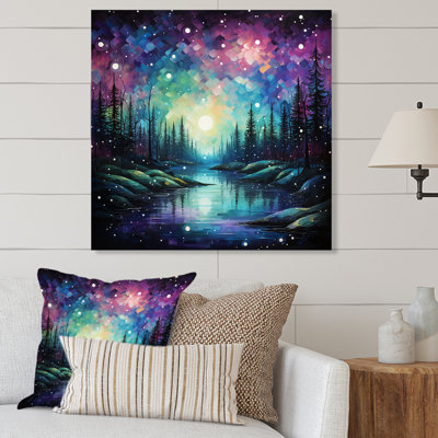 Aurora Borealis Dancing Lights IX - Aurora Borealis Print on Metal