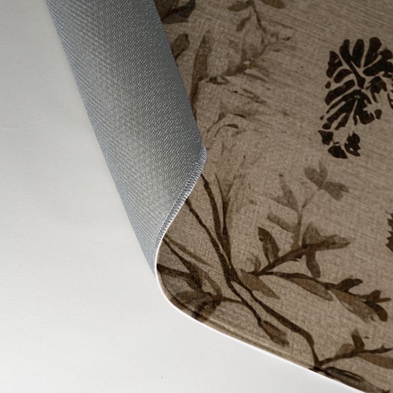 Tapis intérieur et extérieur gris Nature, Rectangulaire 3 pi x 5 pi