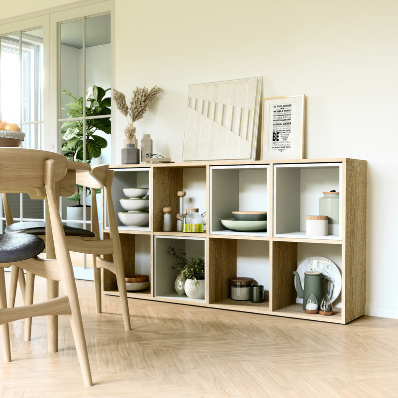 Naruto 75cm H x 147cm W Bookcase, Sonoma