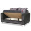 Causeuse convertible rembourrée avec rangement, fauteuils pour le salon-2000440054