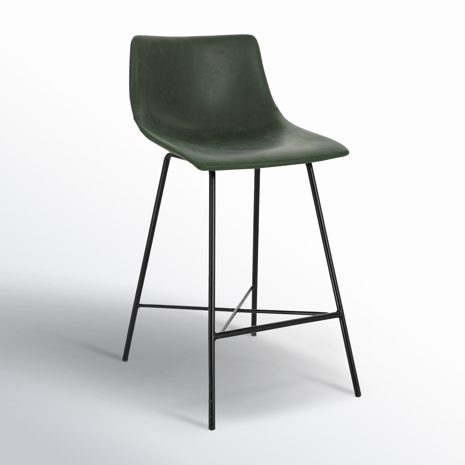 Paxton 24" Bar Stool, Ivy Green