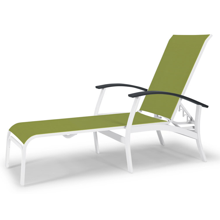 Askar Outdoor Rust-Resistant Metal Chaise Lounge